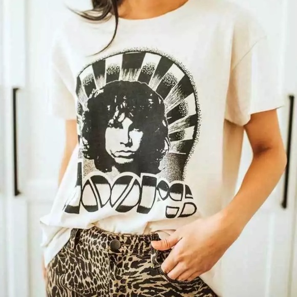 Tops - Morrison The Doors Band Graphic TeeVintage Boho